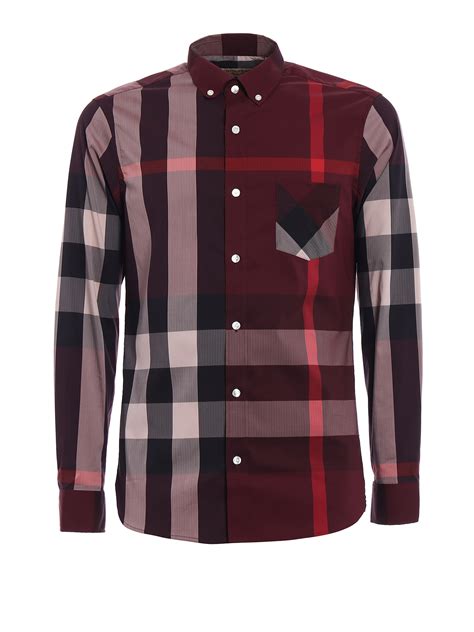 burberry cut out shirt|burberry check shirt.